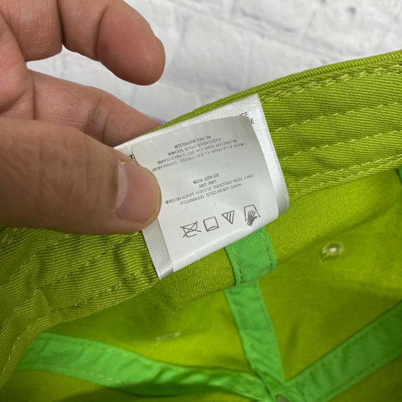 Vancouver 2010 Hat Cap Strap Back Lime Green Embroidered Official Merchandise - Picture 10 of 11